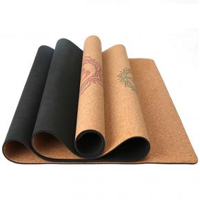Customzied 3mm thick cork yoga mat